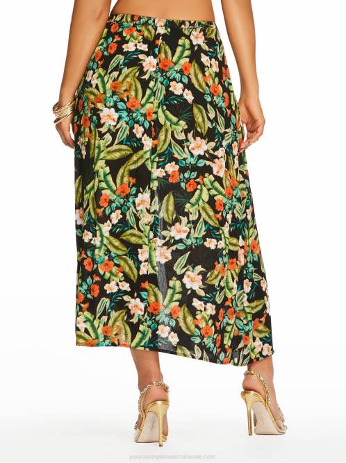 Jessica SimpsonIrina Skirt in Island Wildflower Black H426394