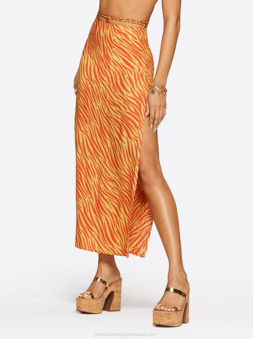 Jessica SimpsonJildie Slip Skirt in Savanna Zebra H426337