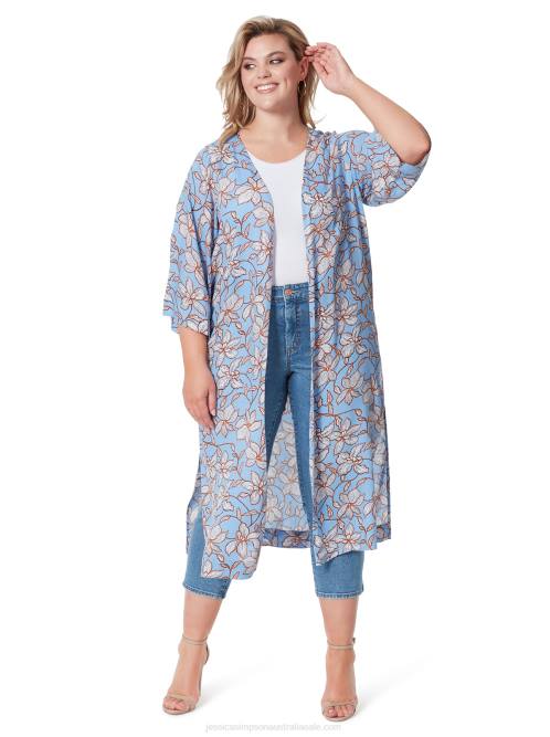 Jessica SimpsonBlakely Duster in Amazon Floral H426605