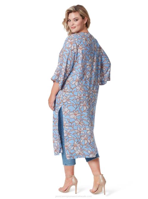Jessica SimpsonBlakely Duster in Amazon Floral H426605