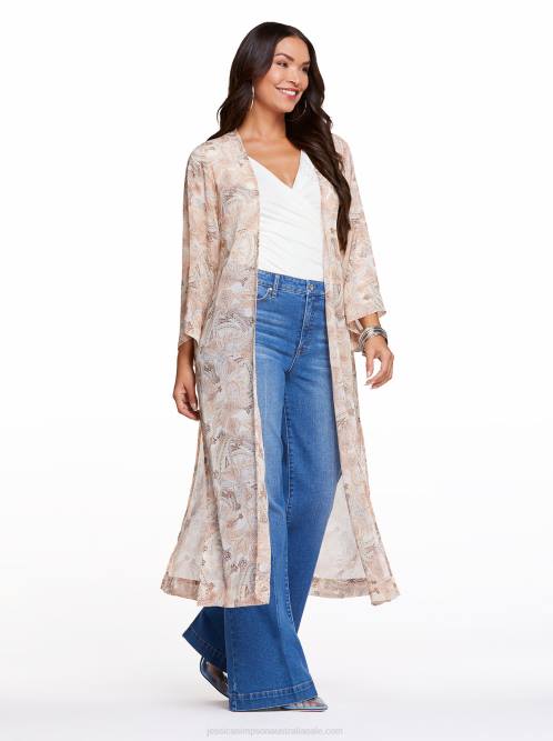 Jessica SimpsonBlakely Duster in Wild Paisley H426607