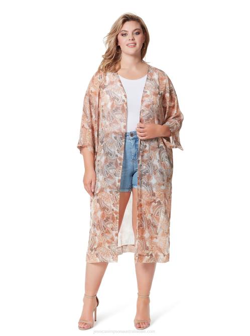 Jessica SimpsonBlakely Duster in Wild Paisley H426607