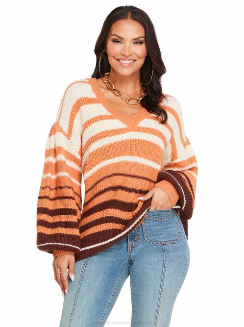 Jessica SimpsonElmira Sweater in Sandstone Stripe H426588