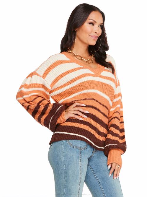 Jessica SimpsonElmira Sweater in Sandstone Stripe H426588
