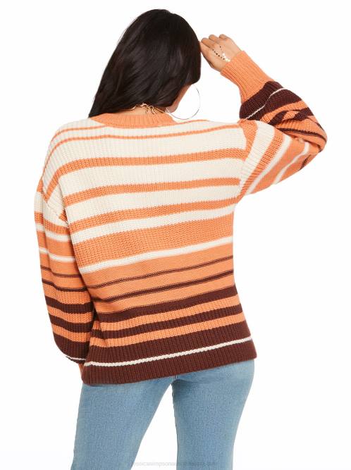 Jessica SimpsonElmira Sweater in Sandstone Stripe H426588