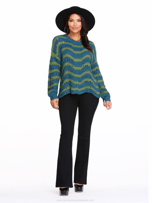 Jessica SimpsonFayette Sweater in Stargazer Stipe H426583