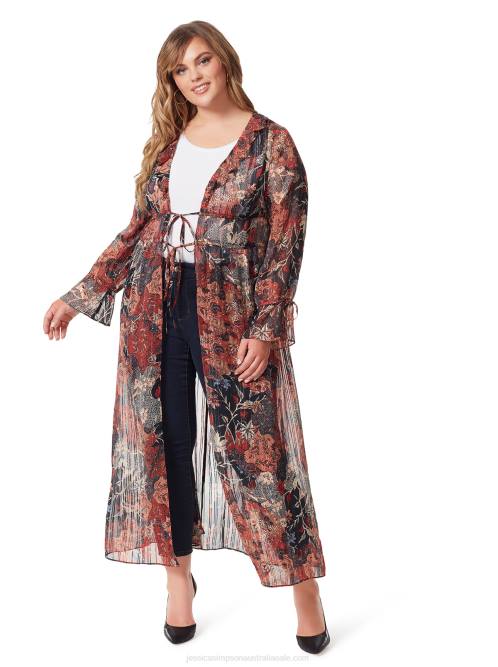 Jessica SimpsonGaia Duster in Autumn Memories H426615
