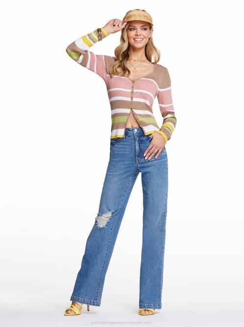 Jessica SimpsonHollie Sweater in Canterelle Stripe H426602