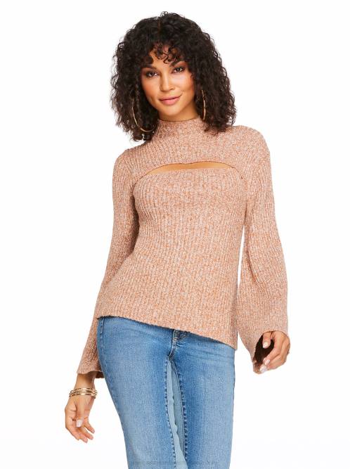 Jessica SimpsonKaida Sweater in Mocha Mousse H426570