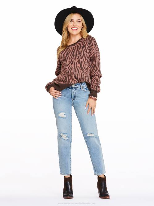 Jessica SimpsonKenna Sweater in Tinted Zebra H426568