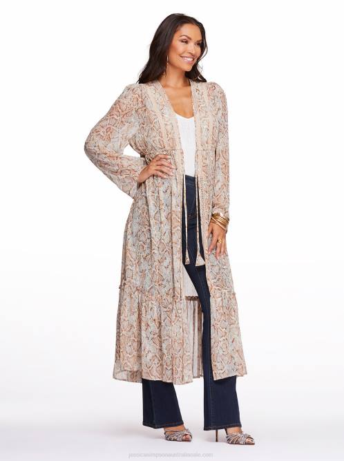 Jessica SimpsonMarilyn Duster in Shadow Snake H426612