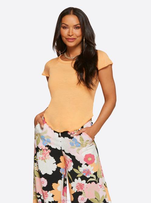 Jessica SimpsonRivers Baby Tee in Mock Orange H426702