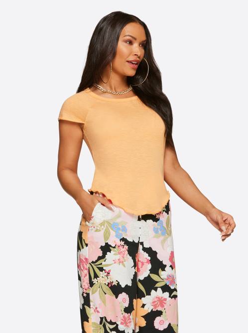 Jessica SimpsonRivers Baby Tee in Mock Orange H426702