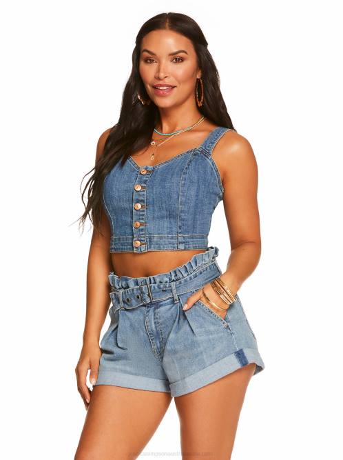 Jessica SimpsonClara Bustier Top in Overcast H426482