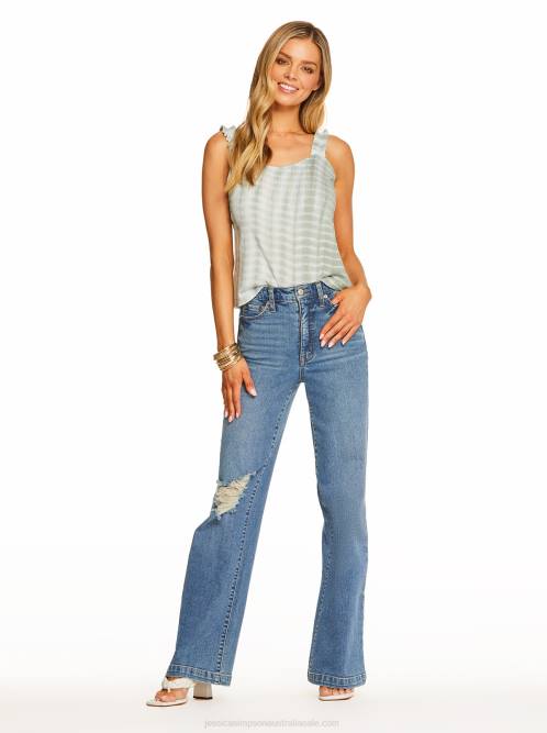 Jessica SimpsonDany Tank in Blue Surf Tie Dye H426787
