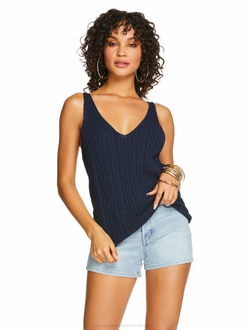 Jessica SimpsonEdith Tank in Black Iris H426785
