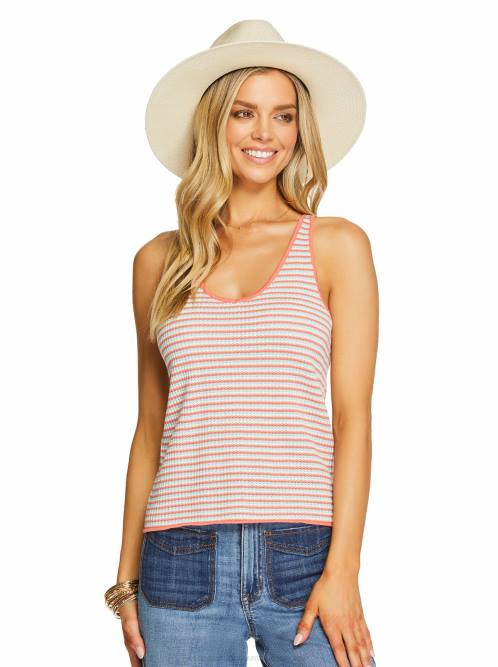 Jessica SimpsonEdith Tank in Blue Light Stripe H426784