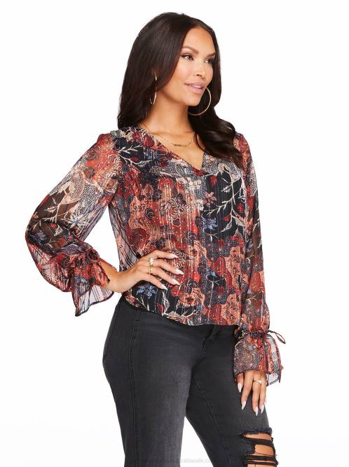 Jessica SimpsonAurora Top in Autumn Memories H426760