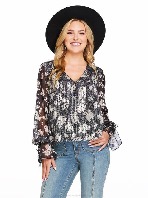 Jessica SimpsonAurora Top in Drafted Florals H426766