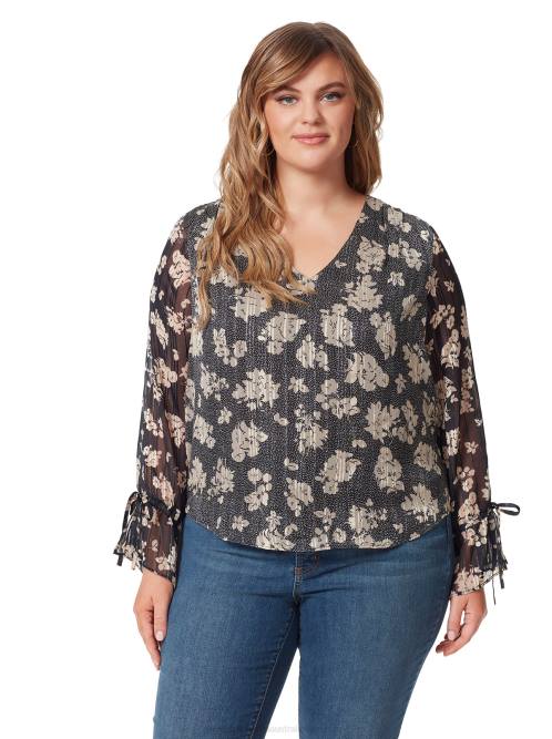 Jessica SimpsonAurora Top in Drafted Florals H426766
