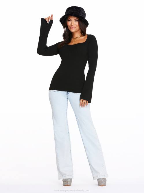 Jessica SimpsonCalisata Top in Infinity in Black H426762