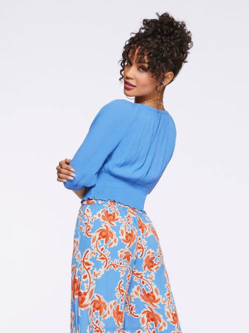 Jessica SimpsonCarey Top in Blue Yonder H426639