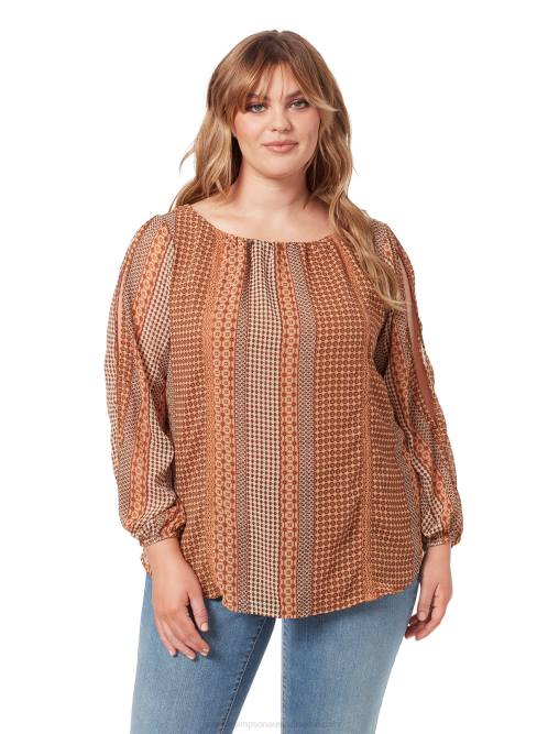 Jessica SimpsonCaroline Top in Dew Stripe H4261133