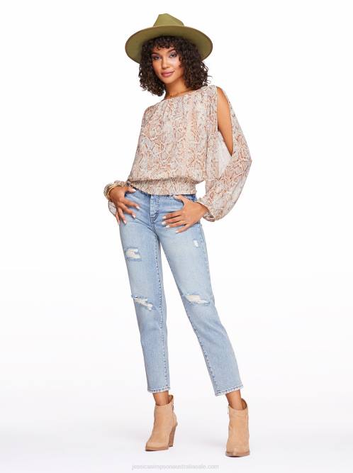 Jessica SimpsonCaroline Top in Shadow Snake H4261112
