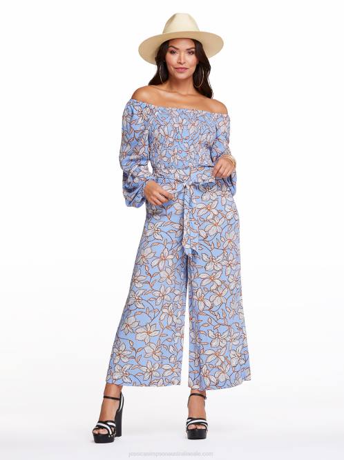 Jessica SimpsonDaniela Top in Amazon Floral Bel Air Blue H4261155