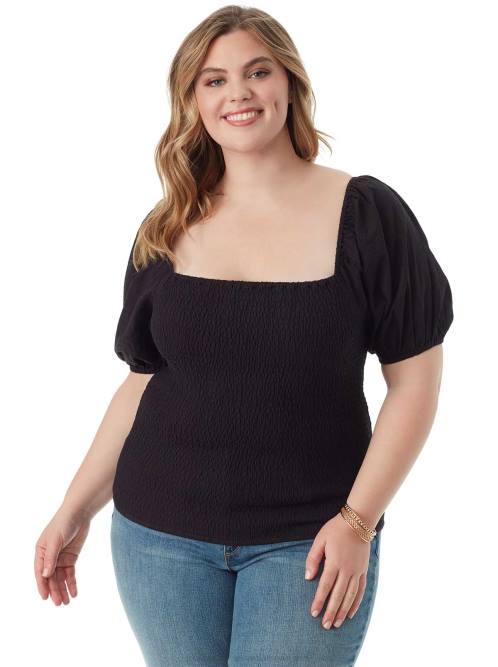Jessica SimpsonDiamond Top in Black H426696