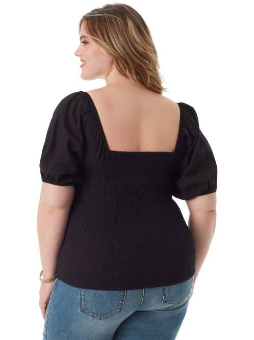Jessica SimpsonDiamond Top in Black H426696