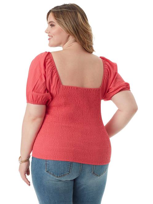 Jessica SimpsonDiamond Top in Claret Red H426685
