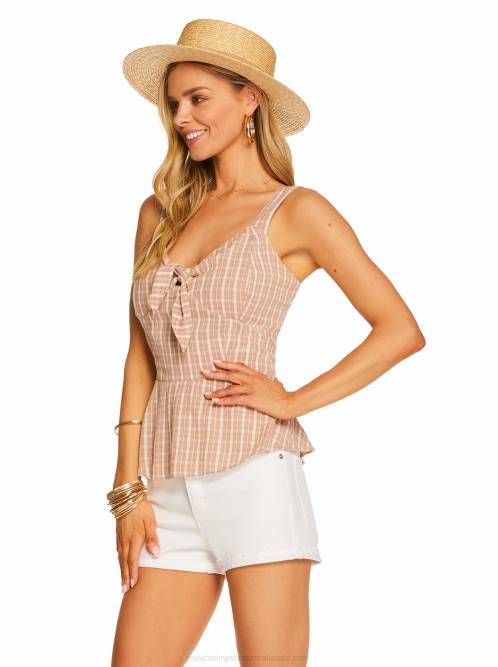 Jessica SimpsonEmerson Top in Gingham Stucco H4261135