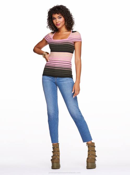 Jessica SimpsonFiona Top in Rosebud Stripe H426775