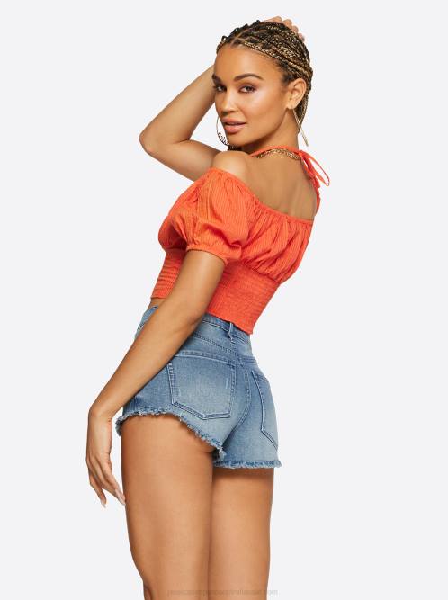 Jessica SimpsonIrin Halter Tie Top in Paprika H426679