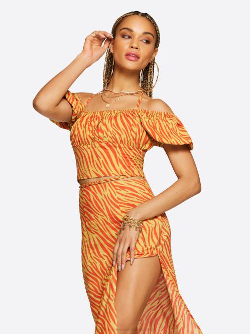 Jessica SimpsonIrin Top in Savanna Zebra H426617