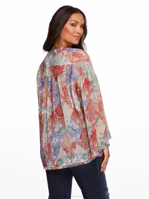 Jessica SimpsonJenna Top in Paisley Patch H4261126