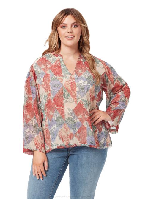 Jessica SimpsonJenna Top in Paisley Patch H4261126