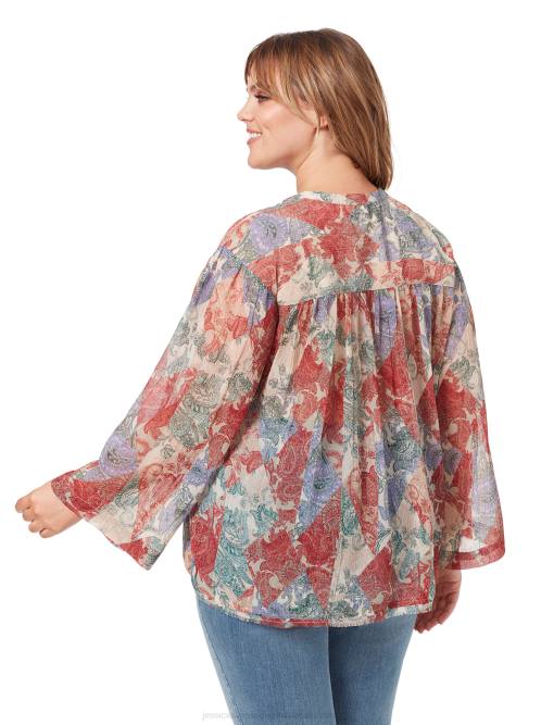 Jessica SimpsonJenna Top in Paisley Patch H4261126