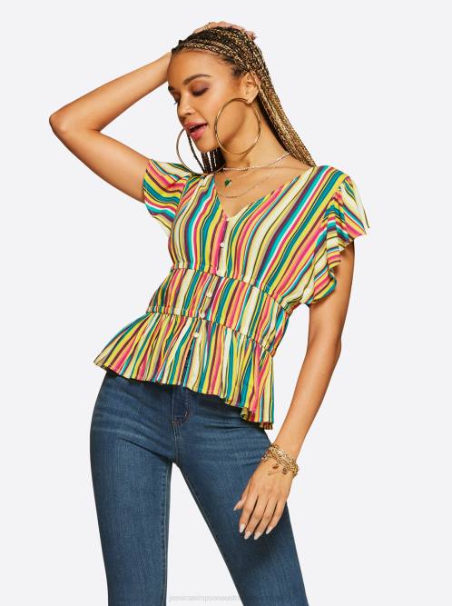 Jessica SimpsonJeydon Top in Torrid Stripe H426688