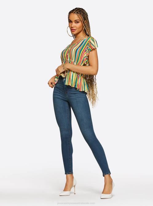 Jessica SimpsonJeydon Top in Torrid Stripe H426688