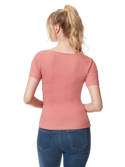 Jessica SimpsonJordyn Sweetheart Top in Dusty Rose H4261158