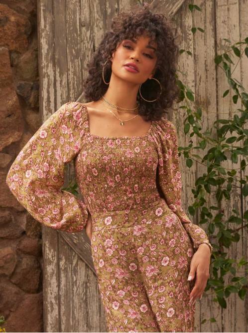 Jessica SimpsonKatiya Top in Boa Botanical Dots H426636