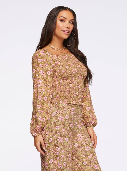 Jessica SimpsonKatiya Top in Boa Botanical Dots H426636
