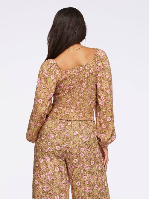 Jessica SimpsonKatiya Top in Boa Botanical Dots H426636