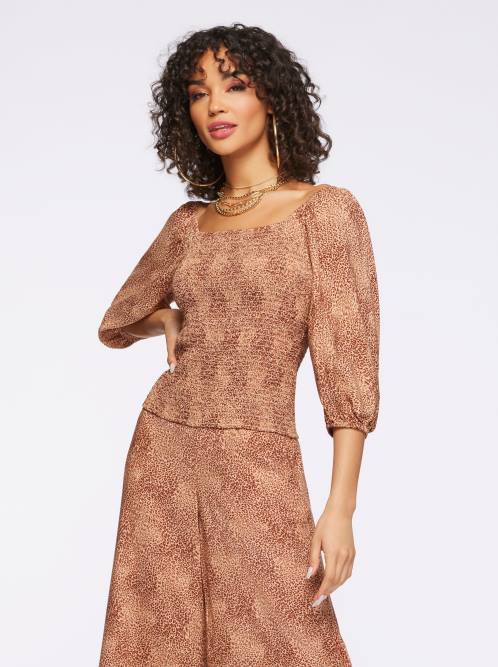 Jessica SimpsonKatiya Top in Winding Leopard H426637