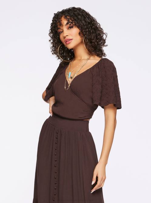 Jessica SimpsonKerrigan Crop Top in Coffee H426633