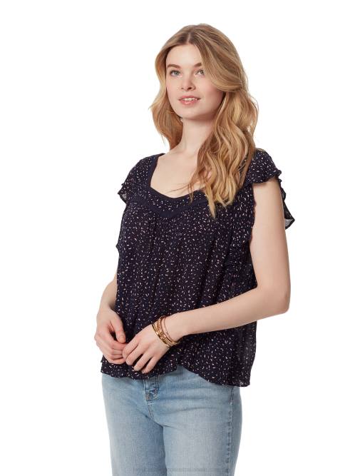 Jessica SimpsonLauryn Top in Feathered Spots H4261145