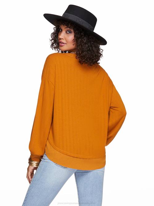 Jessica SimpsonPoppy Top in Cathay Spice H4261127
