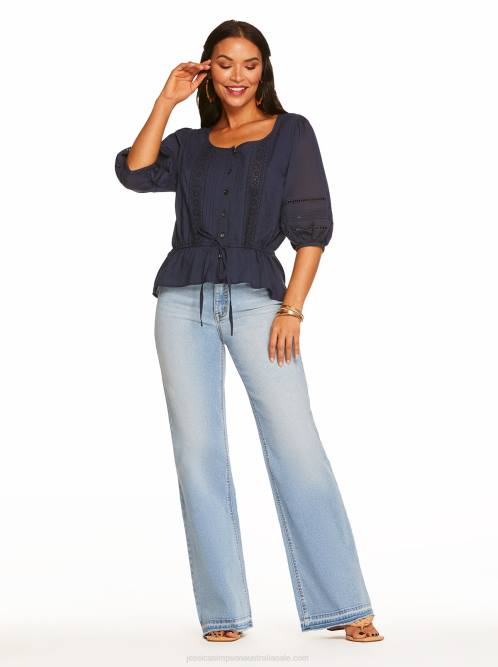 Jessica SimpsonTwyla Top in Black Iris H4261143